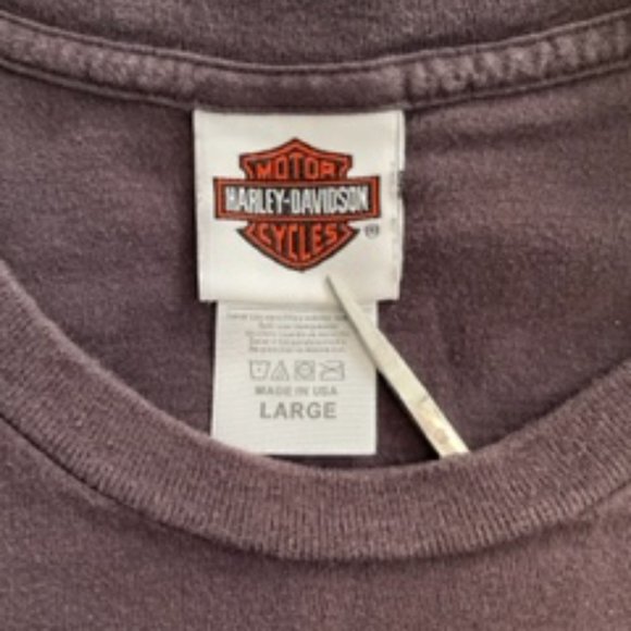 Harley Davidson 2007 Laurel, Maryland Front and Back graphic Mens Large - Picture 2 of 3